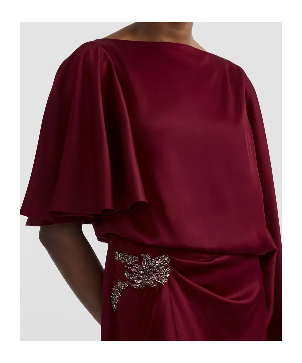 Draped Evening Dress