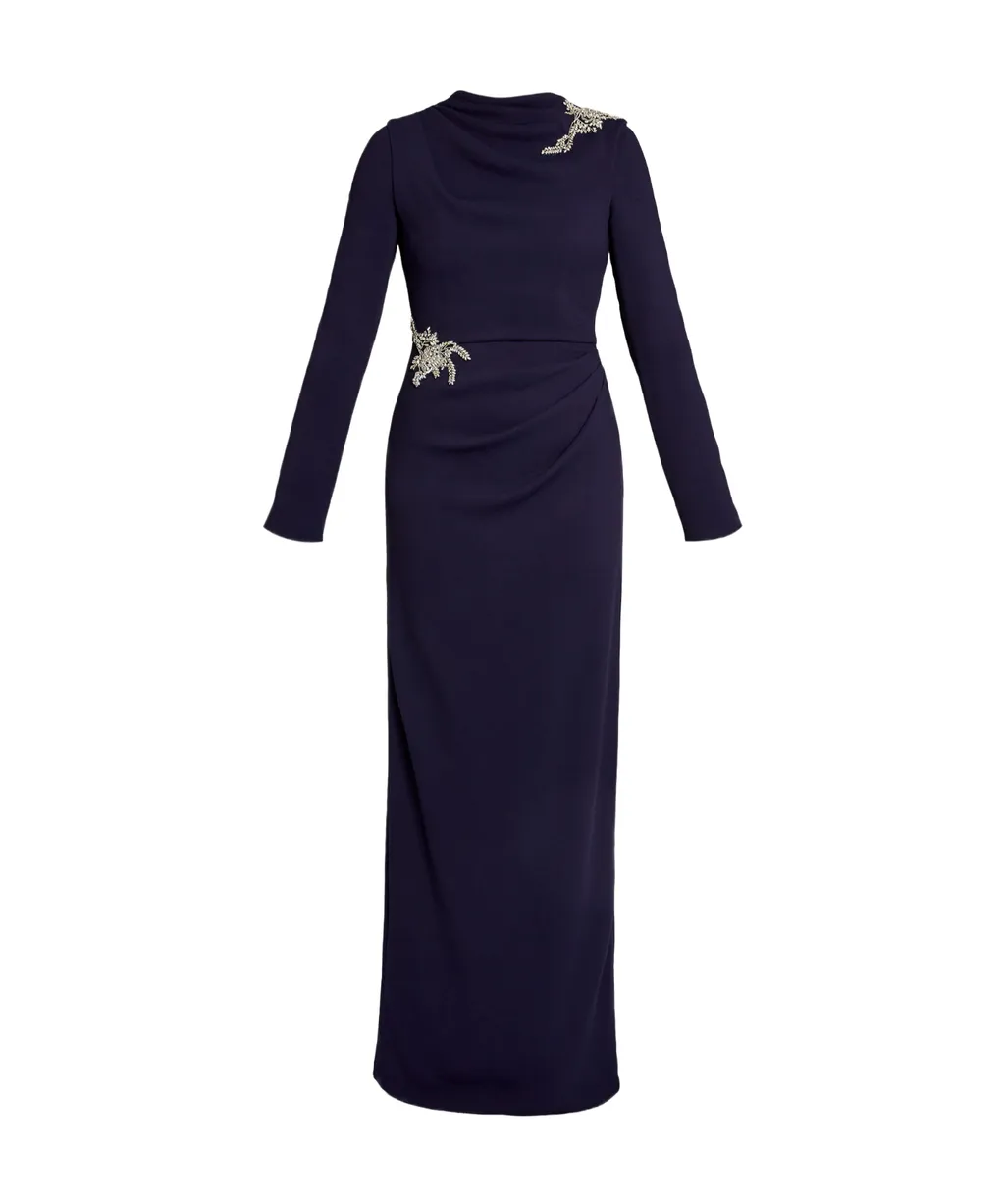 Long-Sleeved Formal Dress
