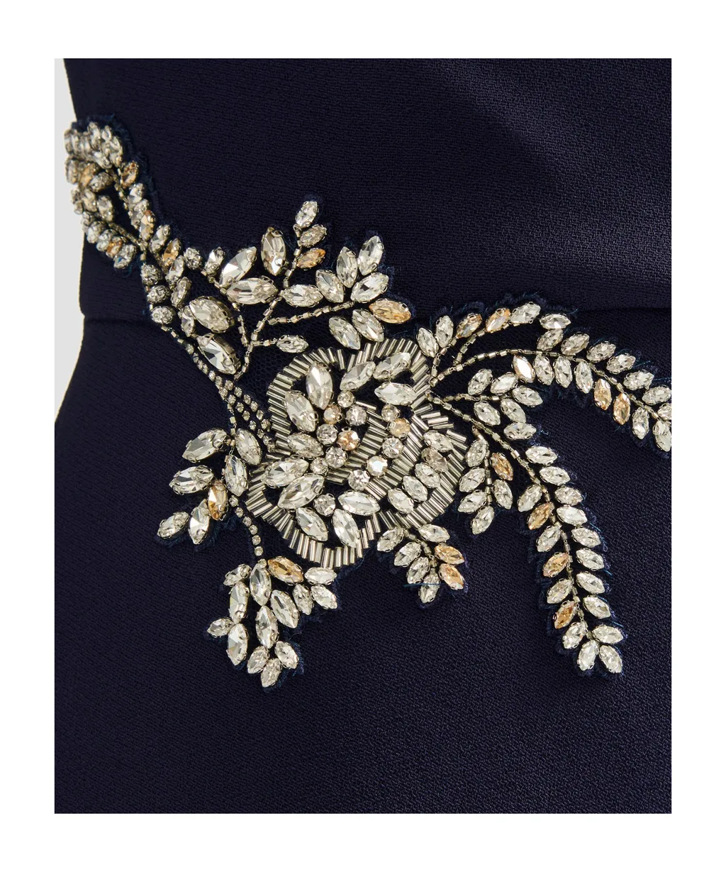 Long-Sleeved Formal Dress
