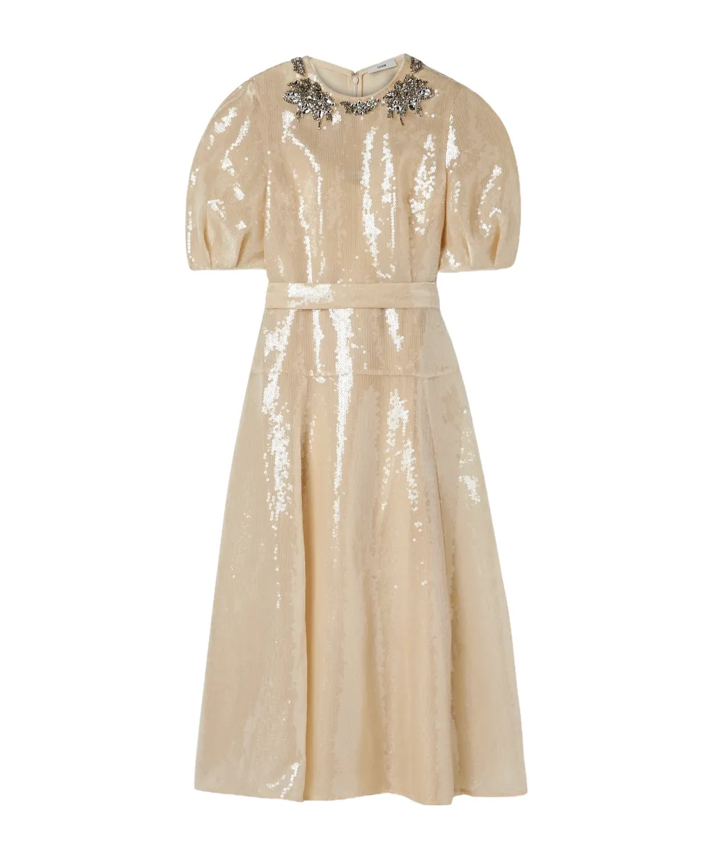 Sequined Midi Dress