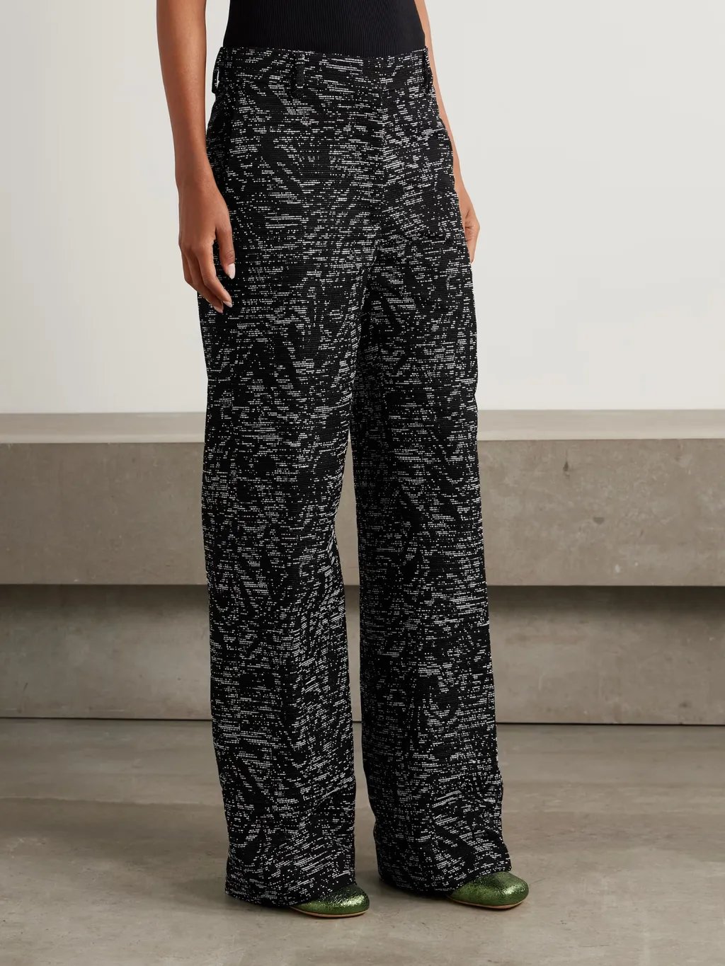 Woven Wide-Leg Pants