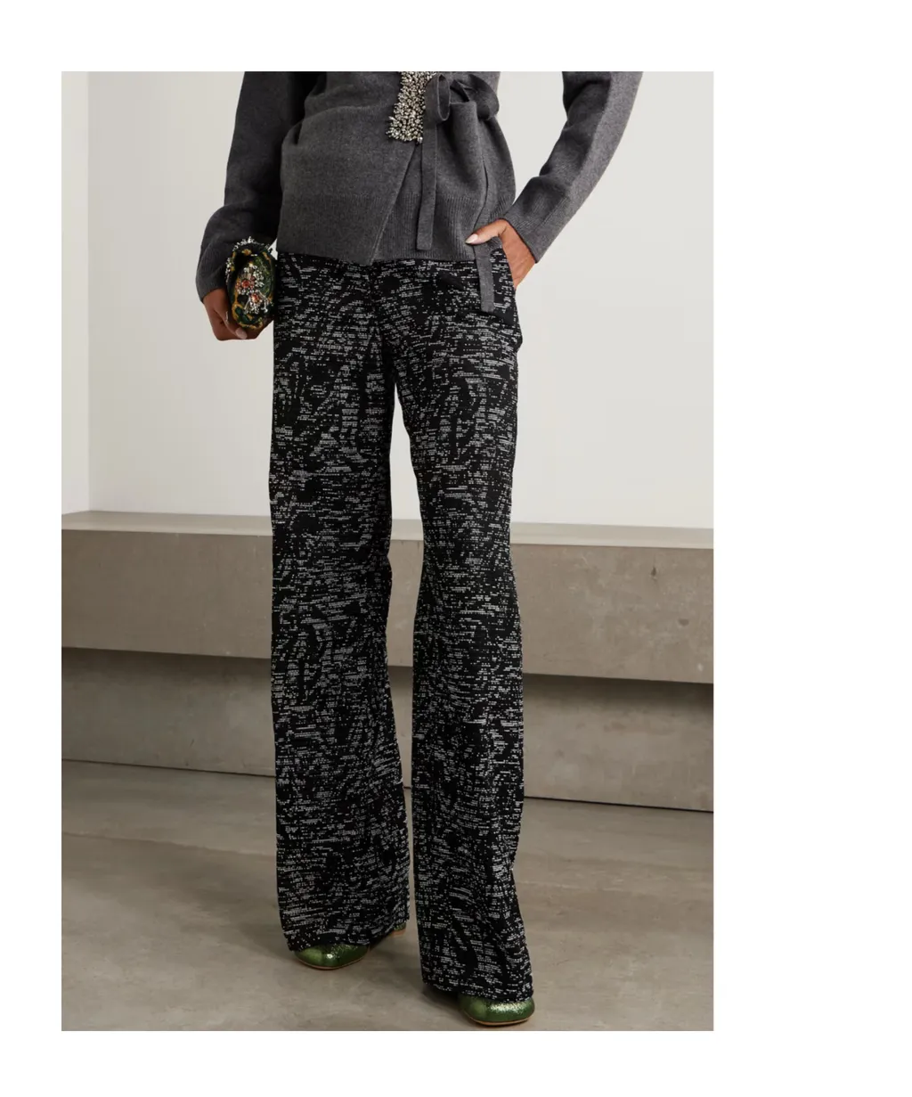 Woven Wide-Leg Pants