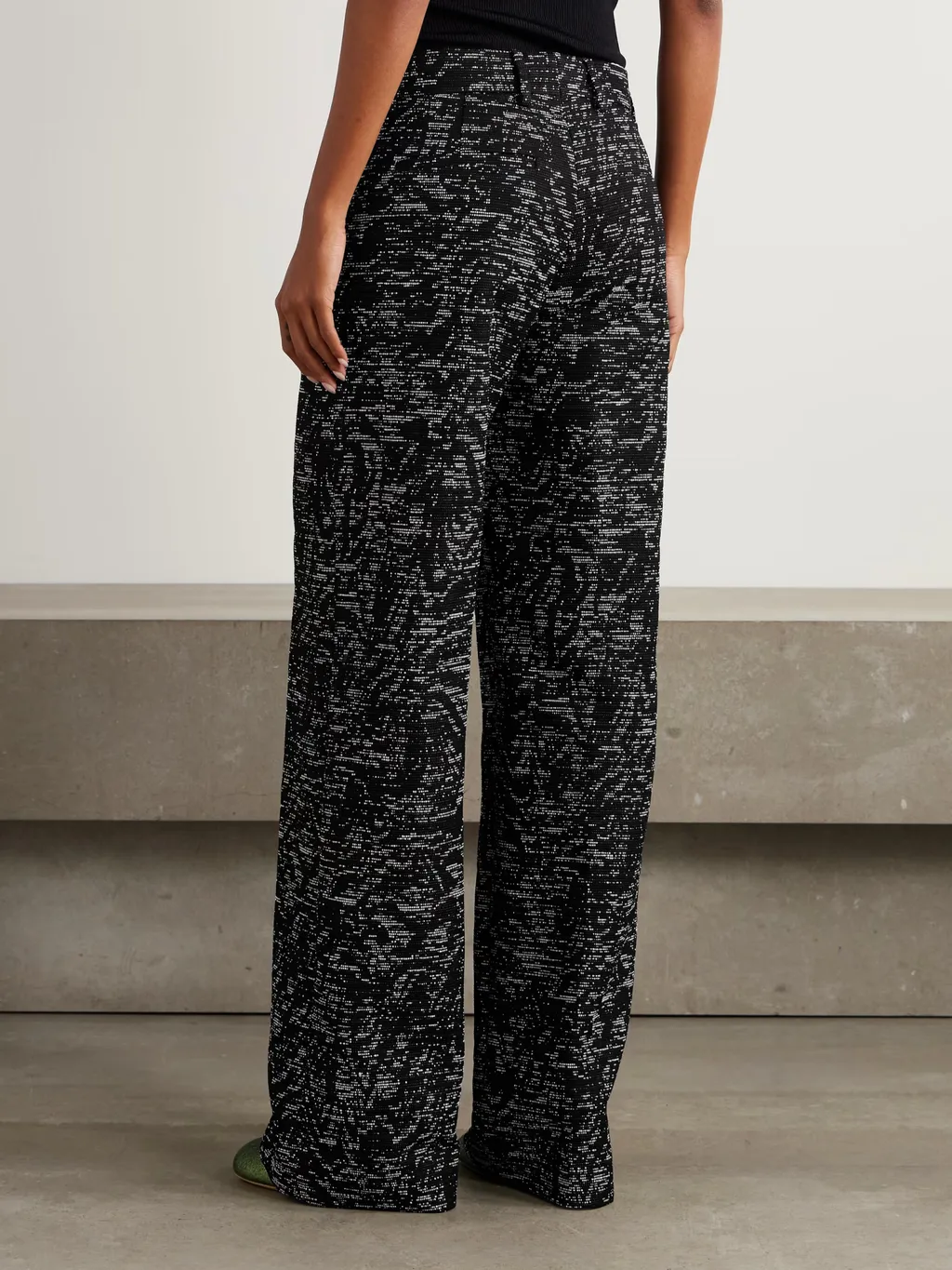 Woven Wide-Leg Pants