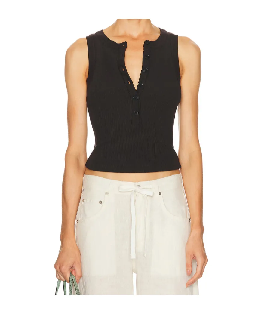 Caralyn Ribbed Jersey Tank