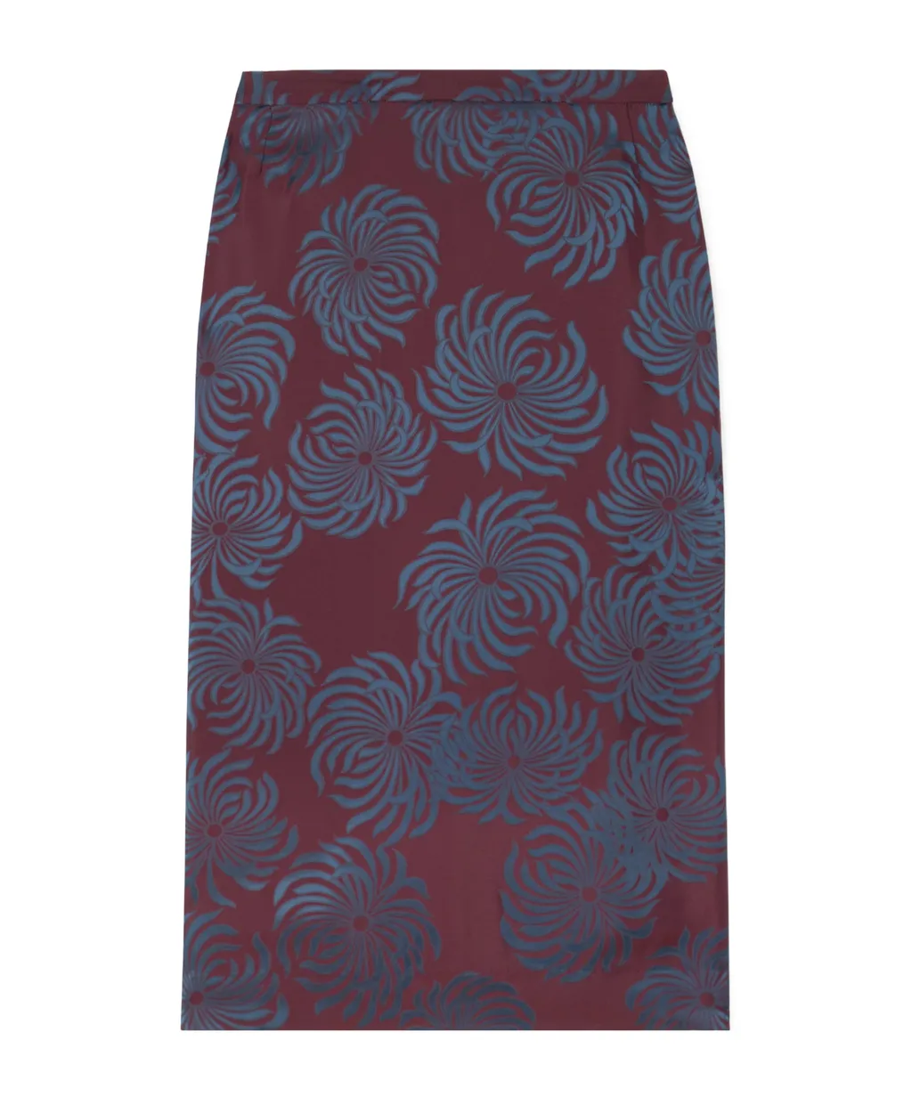 Jacquard Midi Skirt