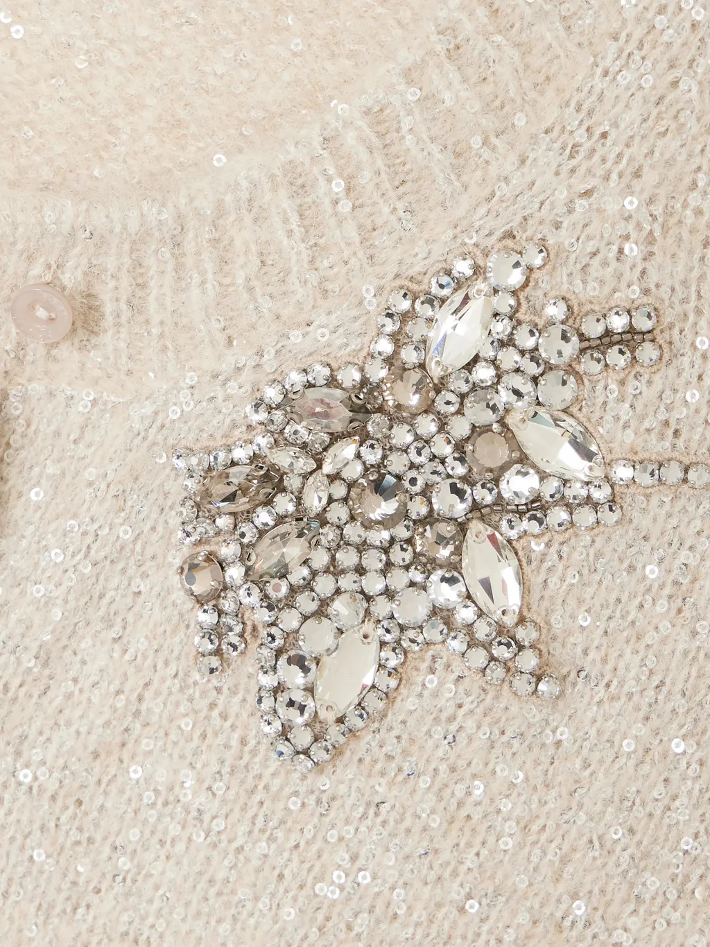 Embellished Alpaca-Blend Cardigan