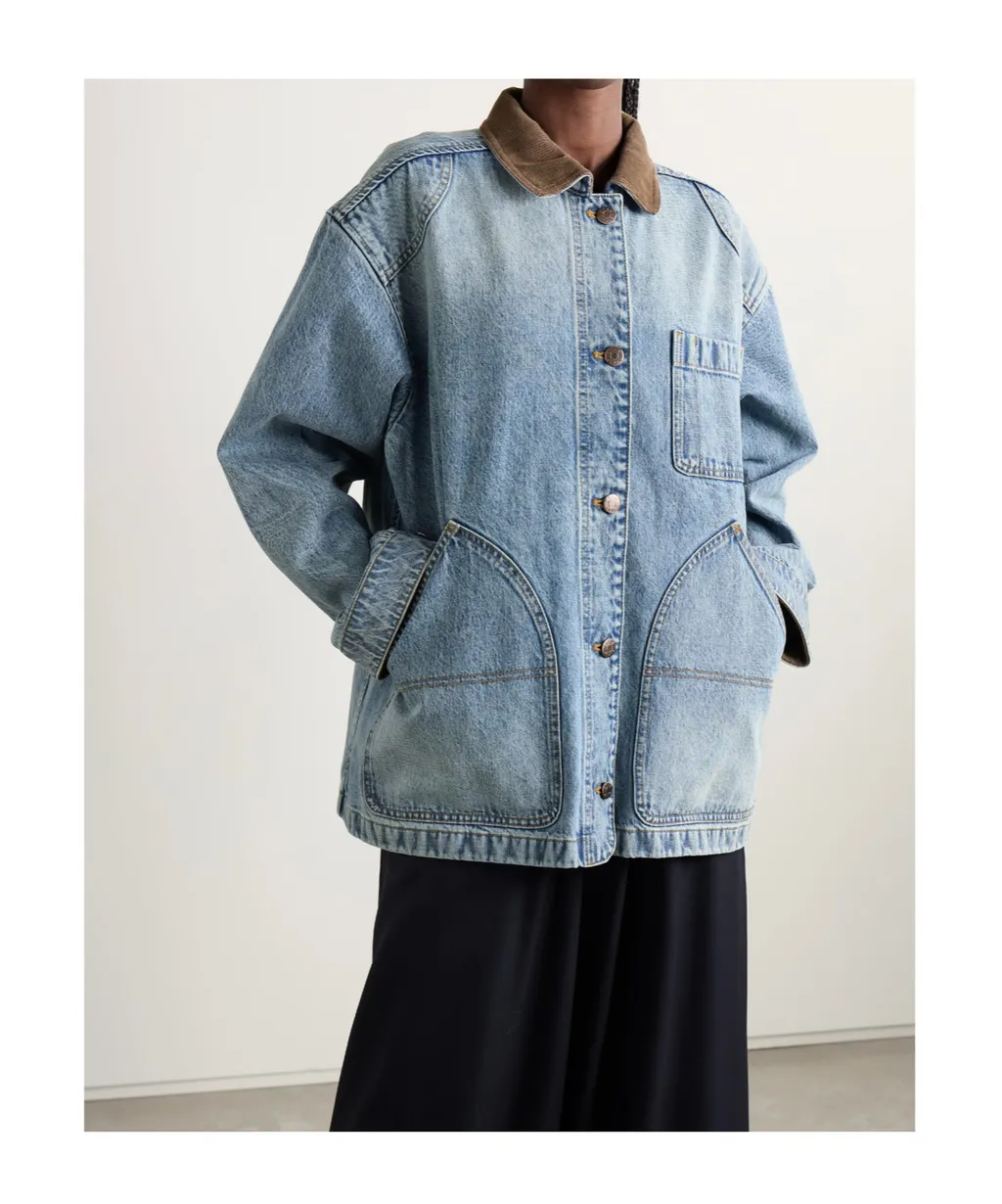 Long-Sleeved Denim Jacket