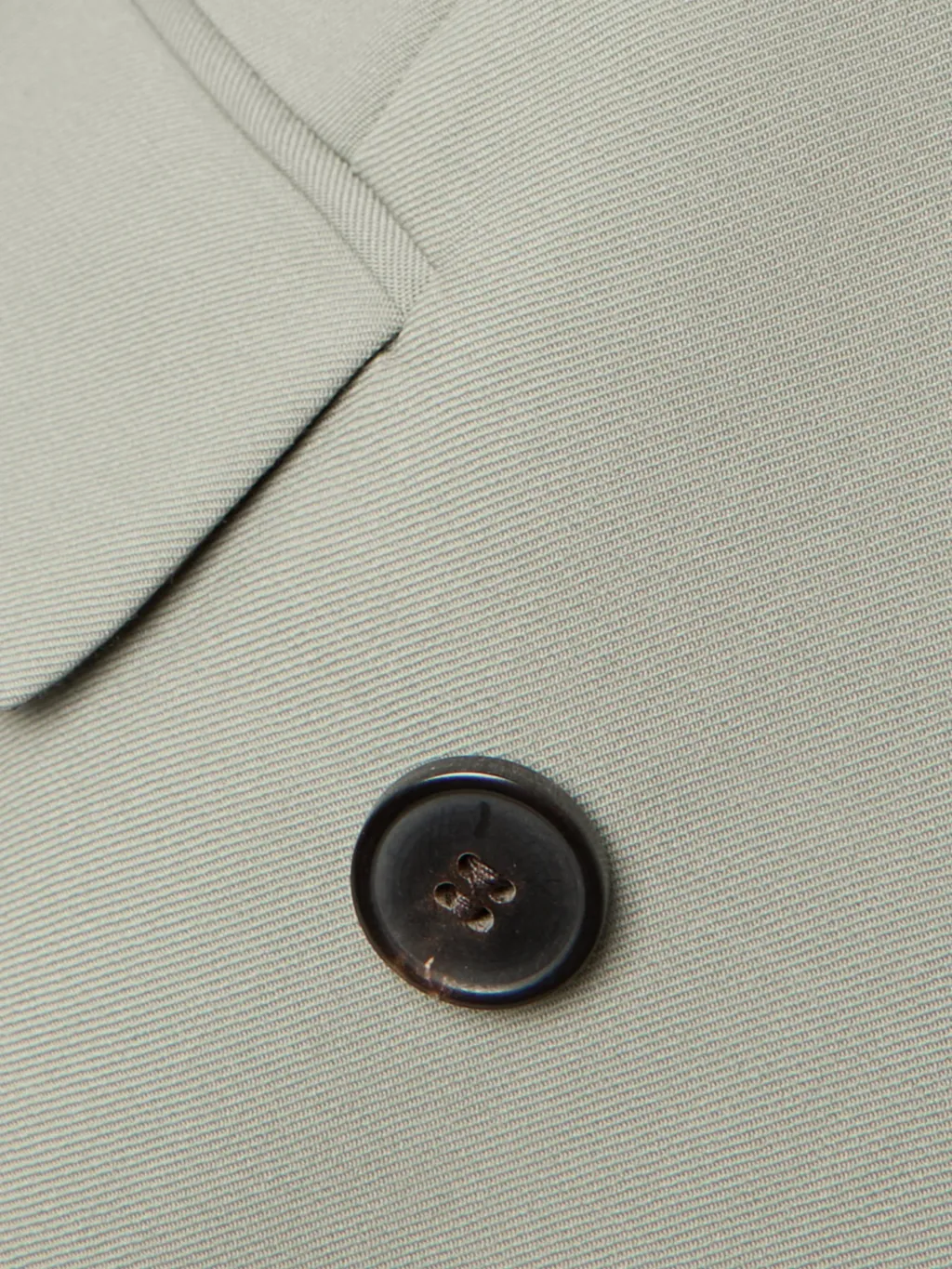 Double-Breasted Wool And Mohair-Blend Twill Blazer