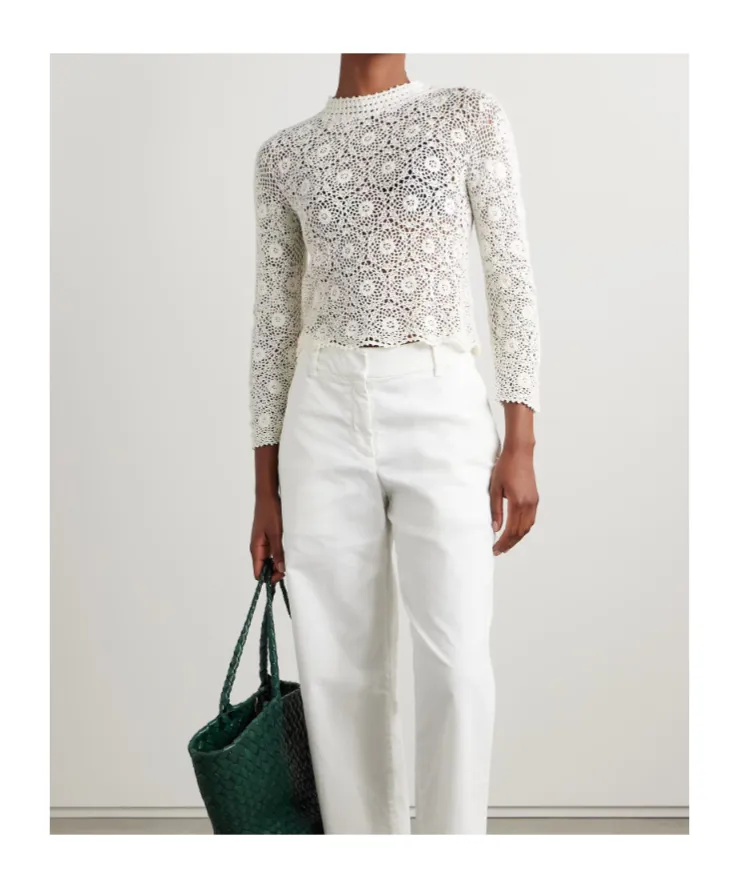 Gibson Crocheted Cotton Top