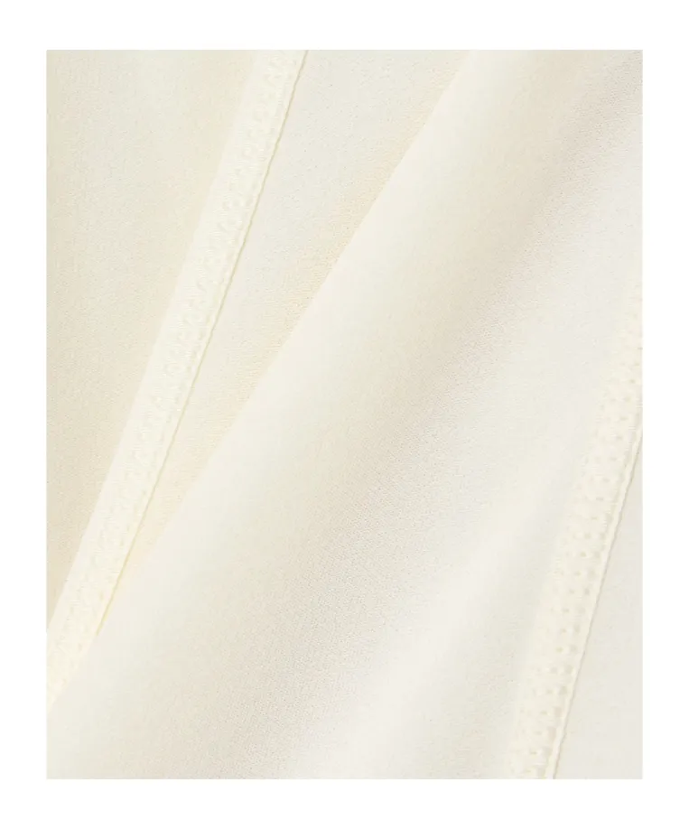 Paneled Jersey Midi Skirt