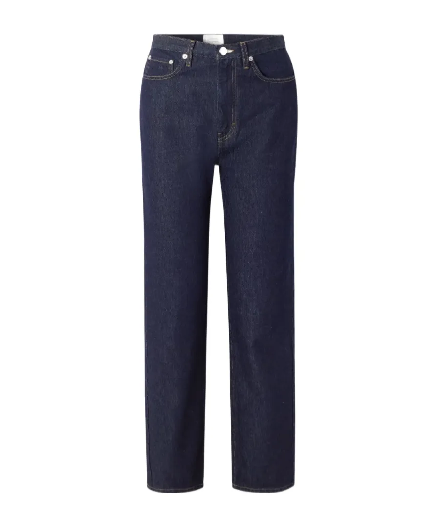 Jude Organic High-Rise Straight-Leg Jeans