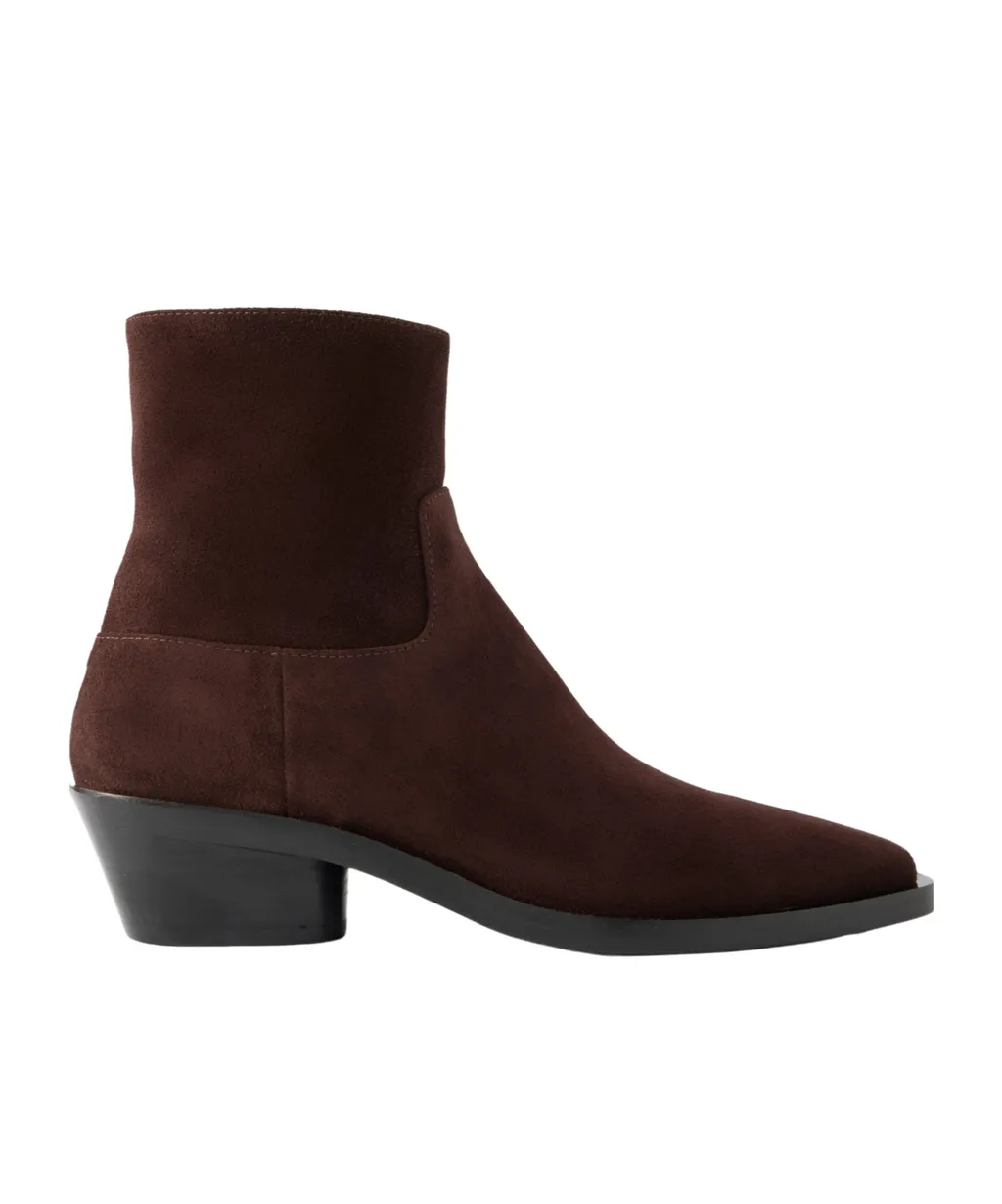 Square-Toe Ankle Boots