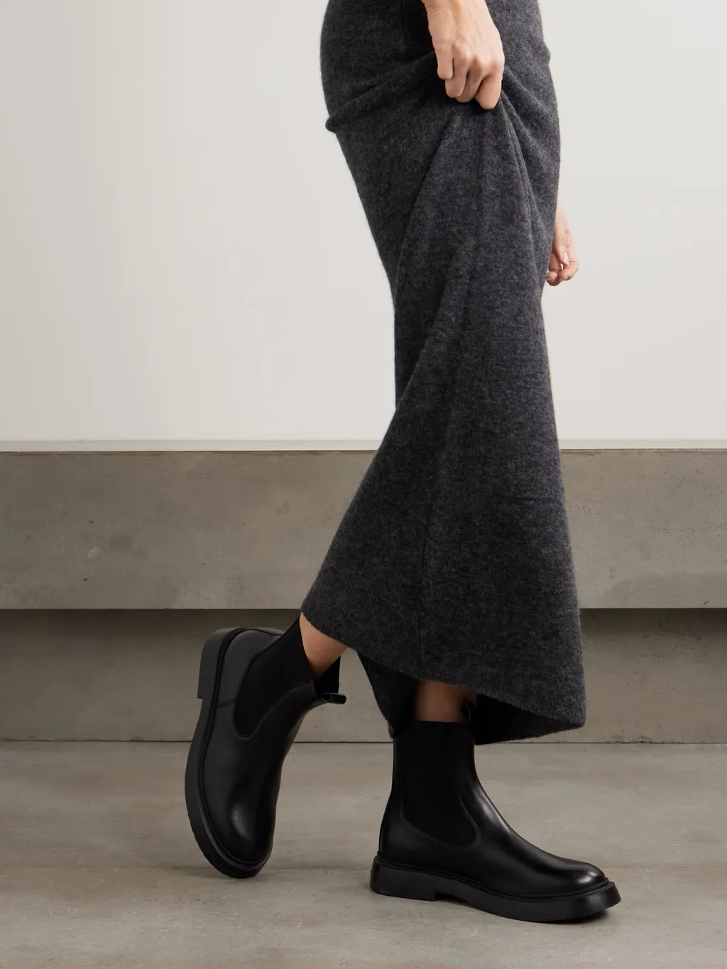 Bank Leather Chelsea Boots