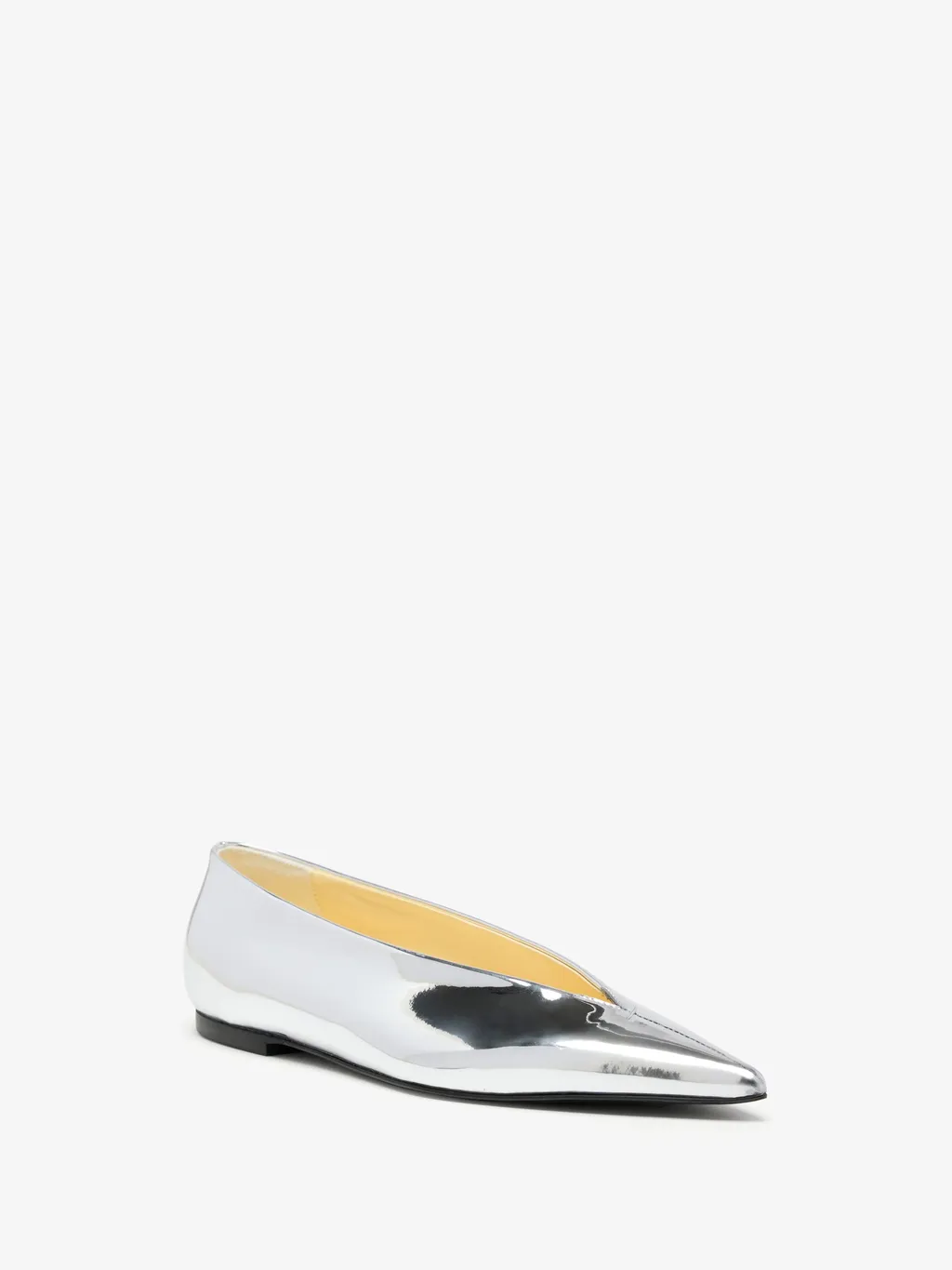 Slash Pointed-Toe Flat Pumps