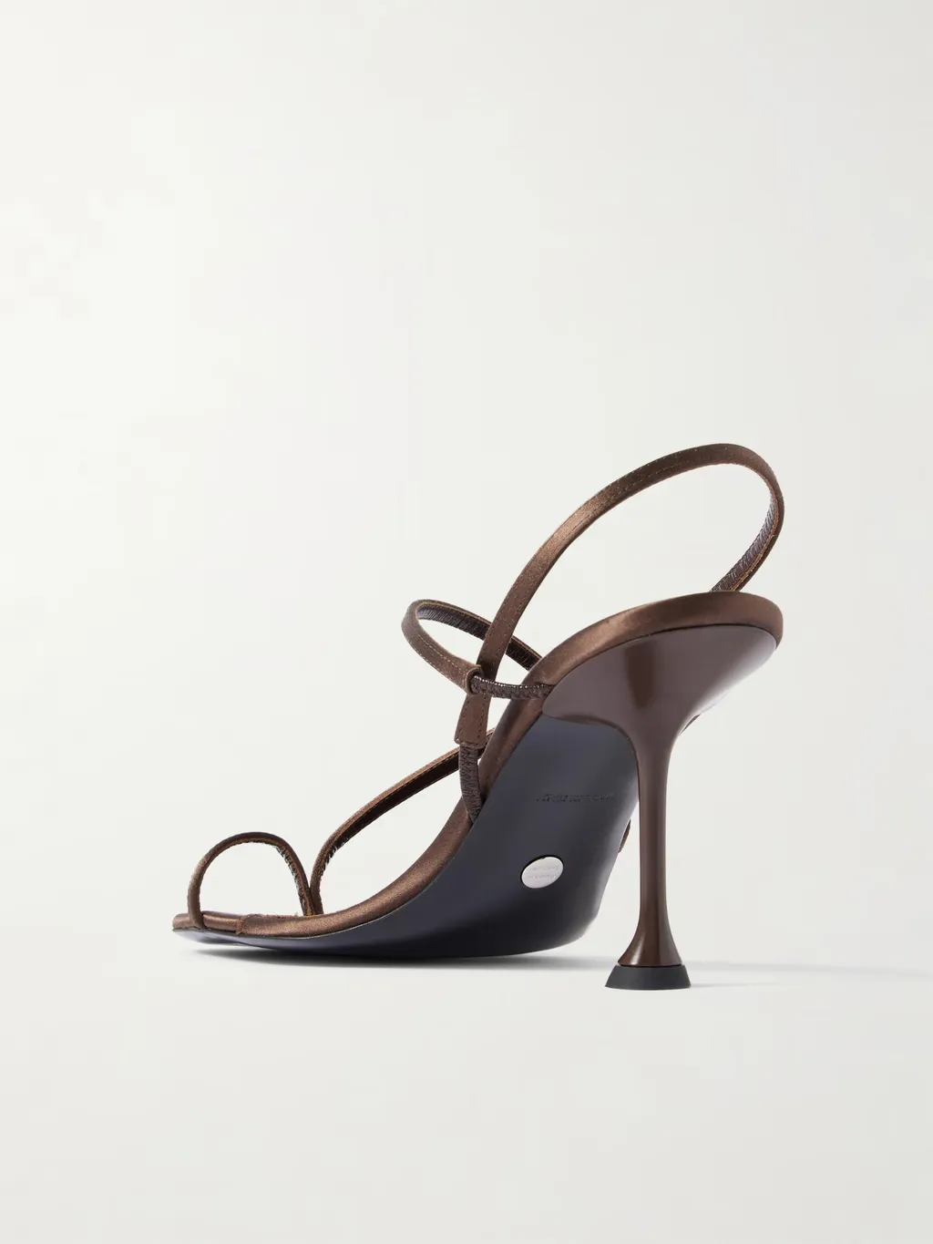 Tee Satin Slingback Sandals