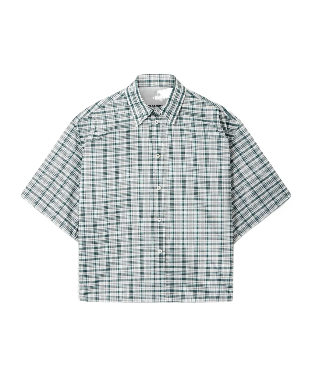 Jil Sander	Checked Button-Up Shirt