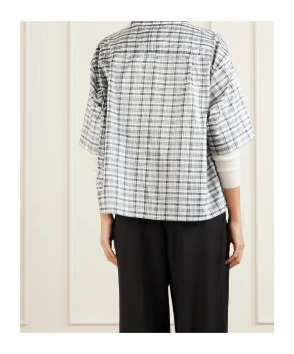 Jil Sander	Checked Button-Up Shirt