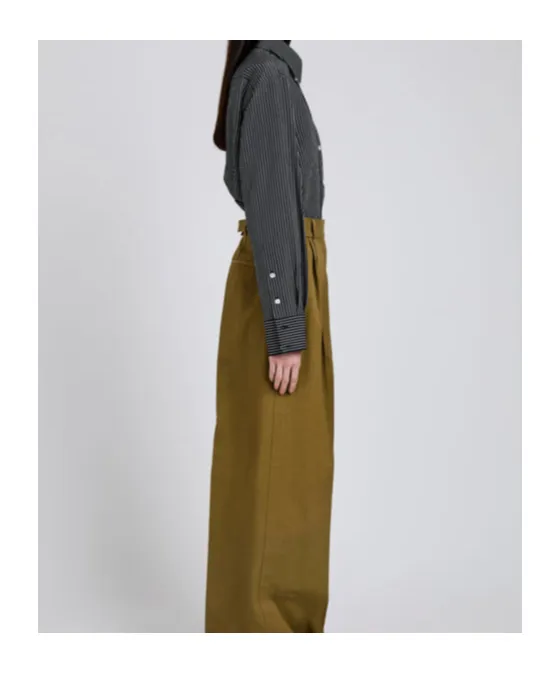 Lyndsey Striped Poplin Shirt