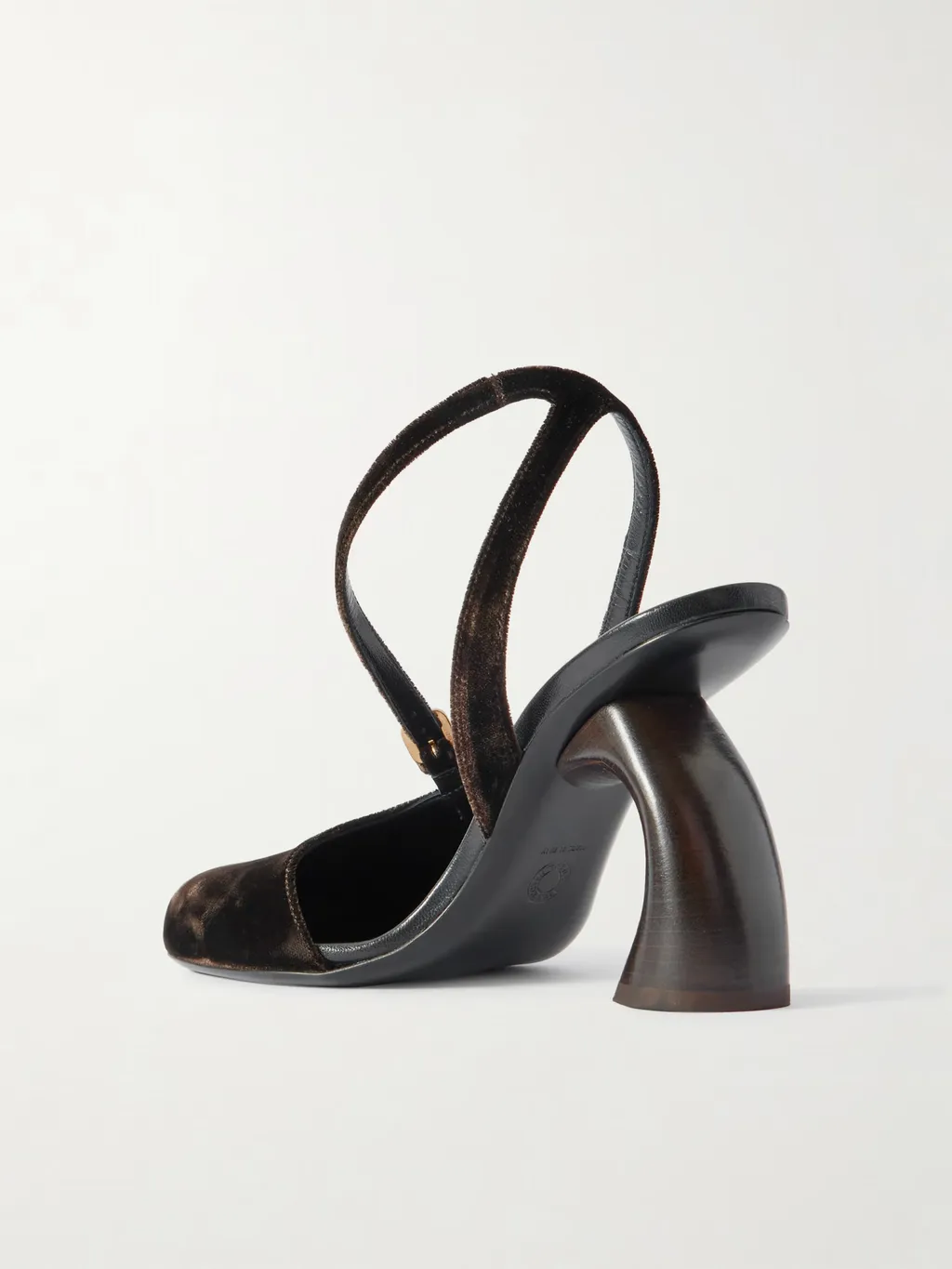 Velvet Slingback Pumps