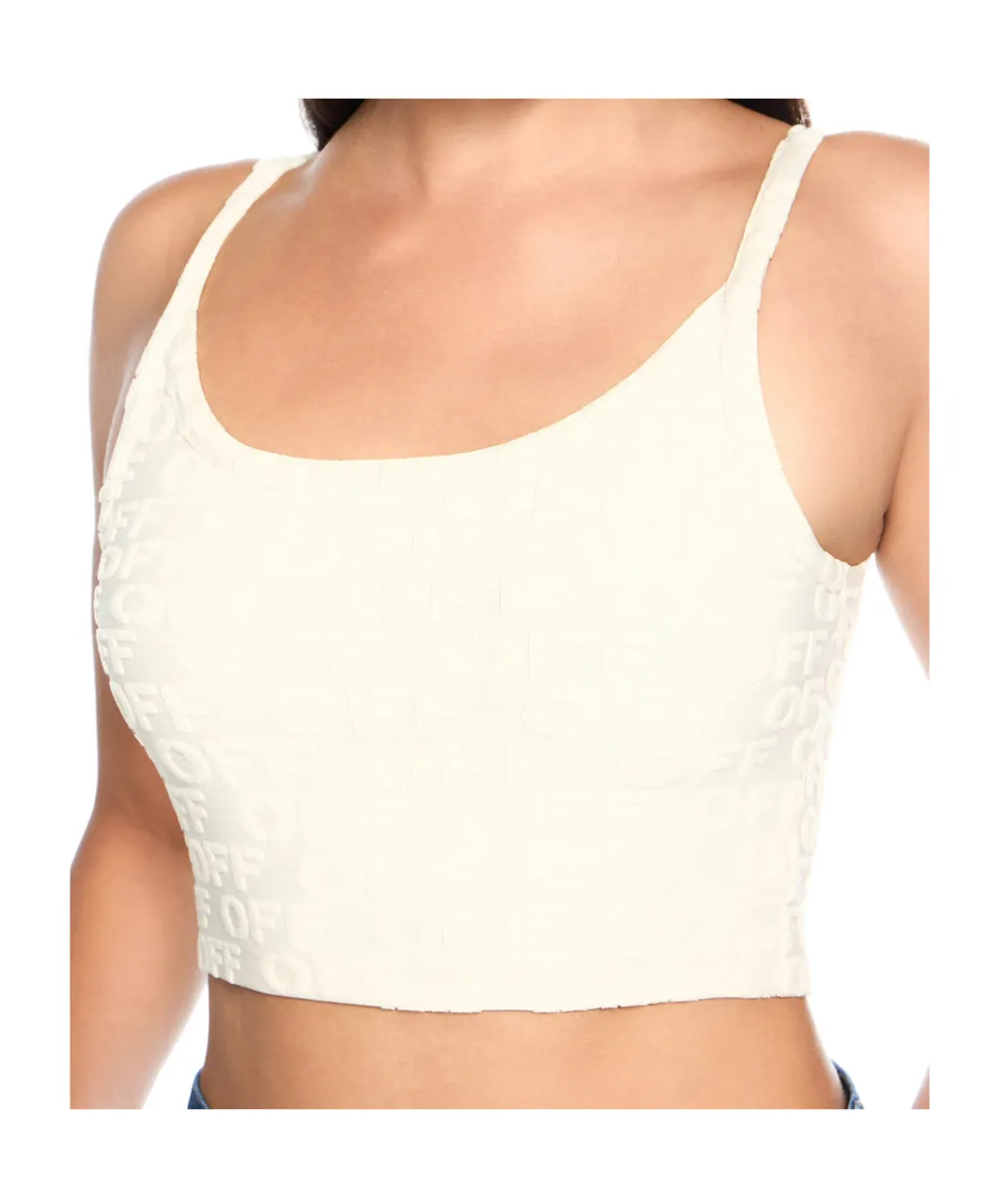 Monogram Embossed Terry Top