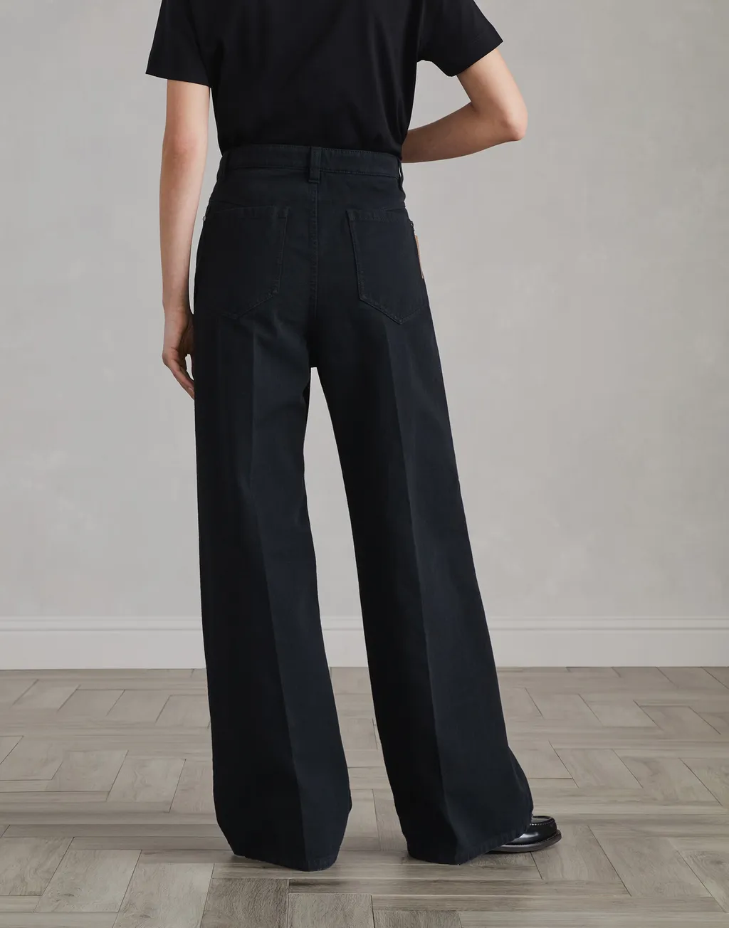 Dyed Straight-Leg Trousers