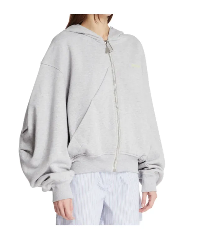 The Attico Zip-Up Hoodie