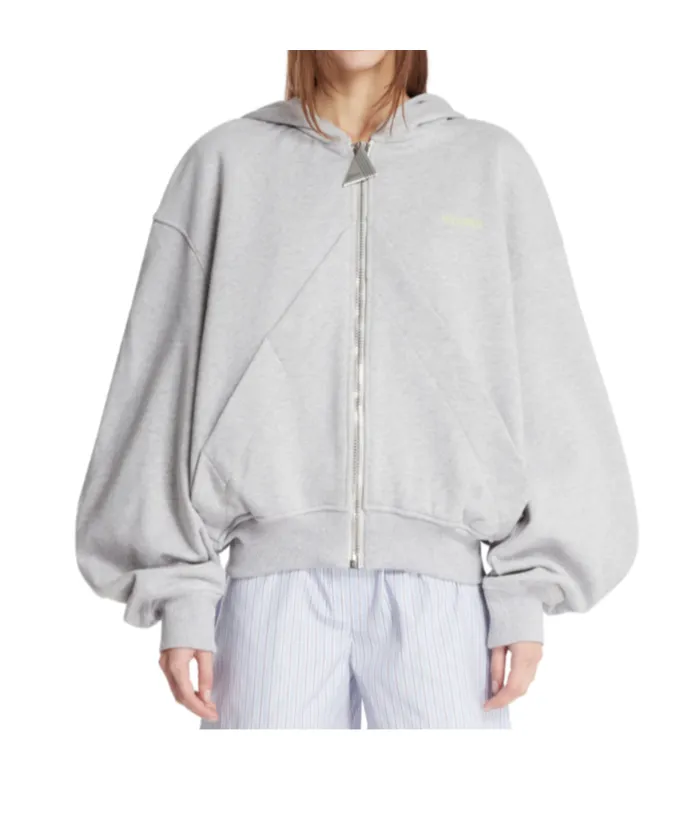 The Attico Zip-Up Hoodie