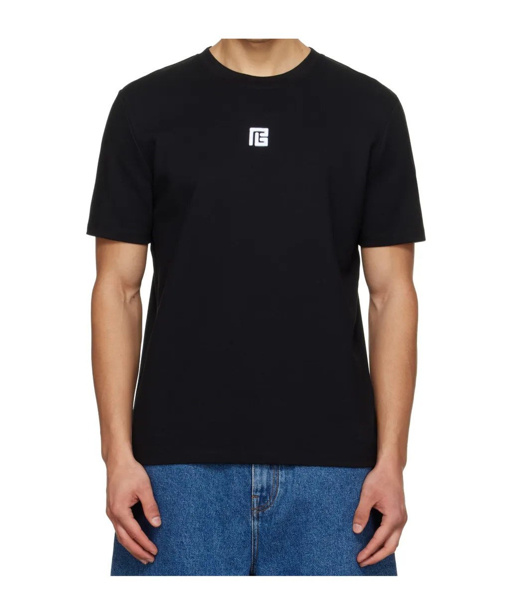 Balmain Logo Embroidered T-Shirt