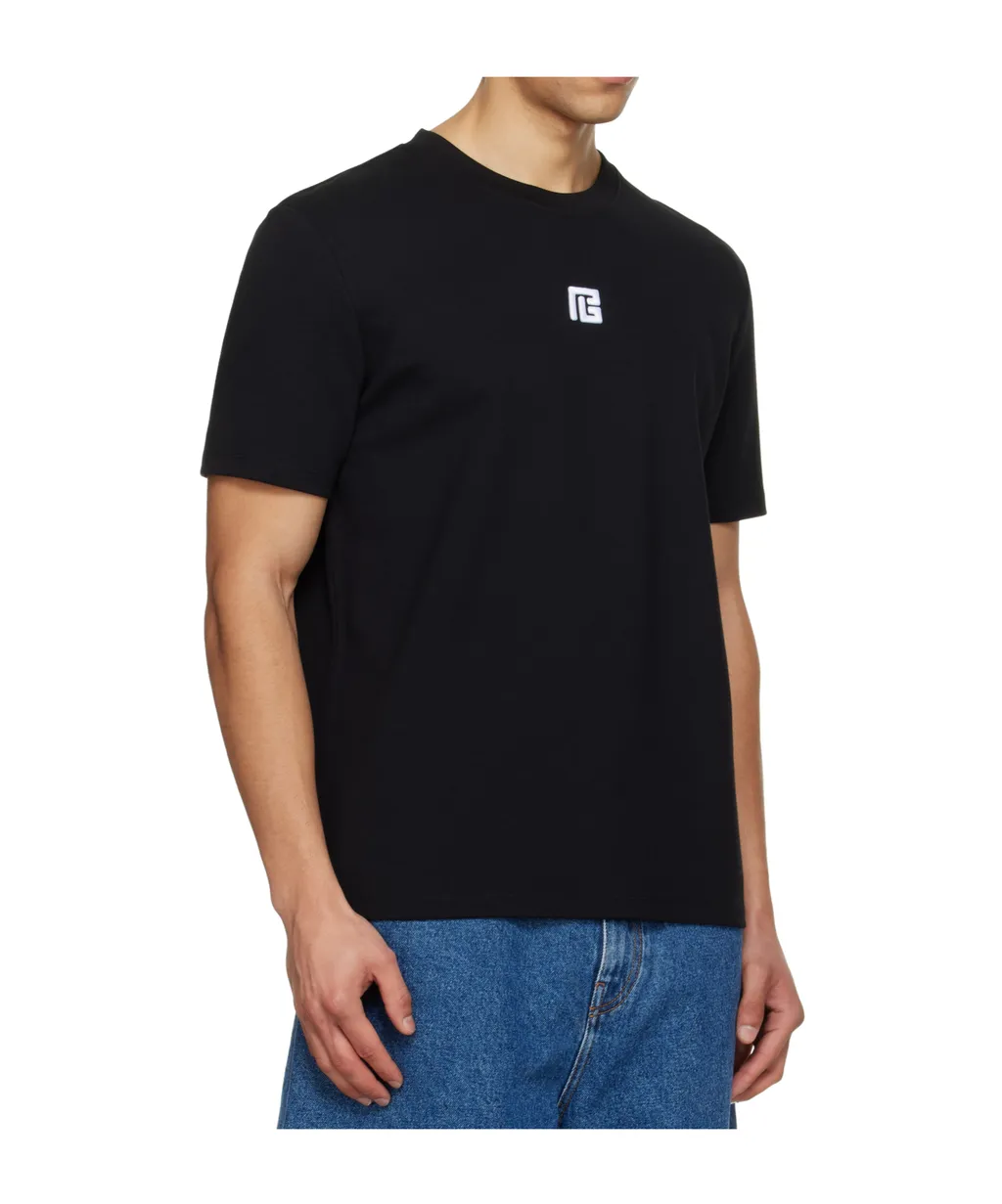 Balmain Logo Embroidered T-Shirt