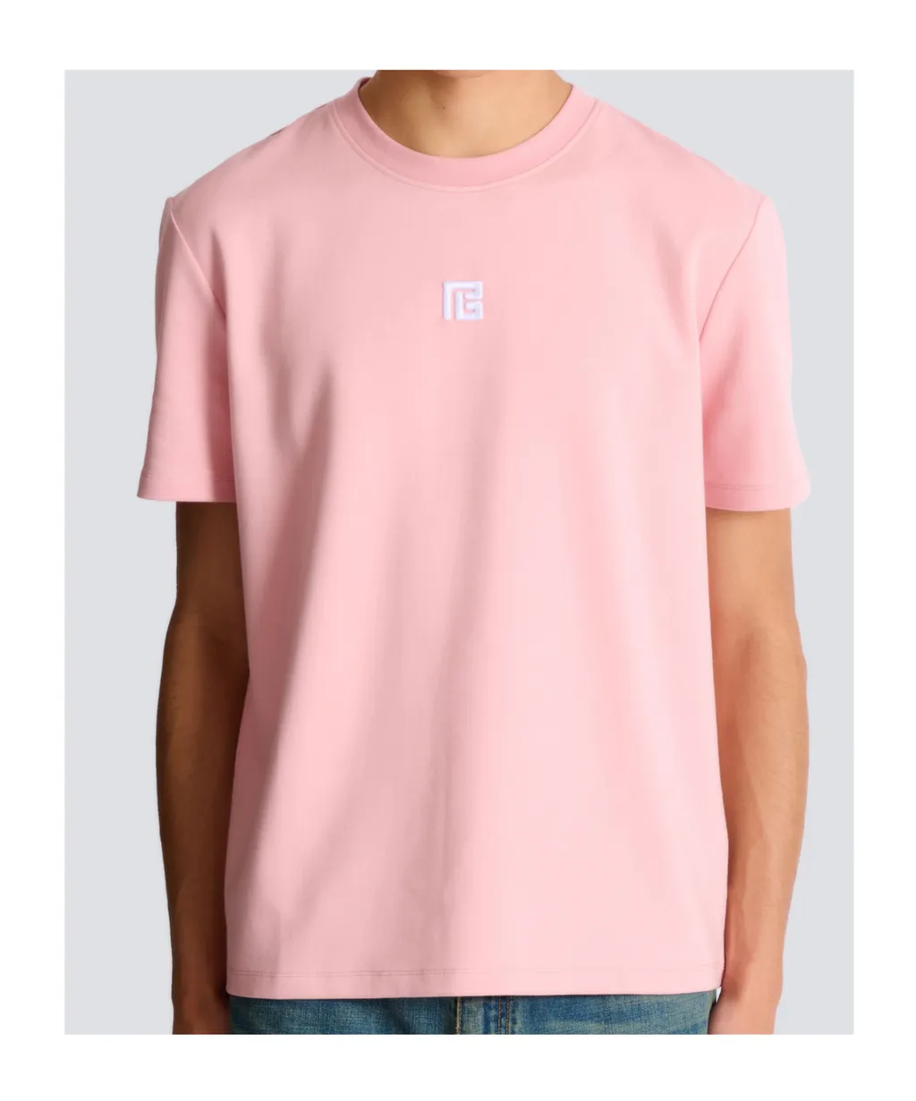 T-Shirt With Embroidered Logo