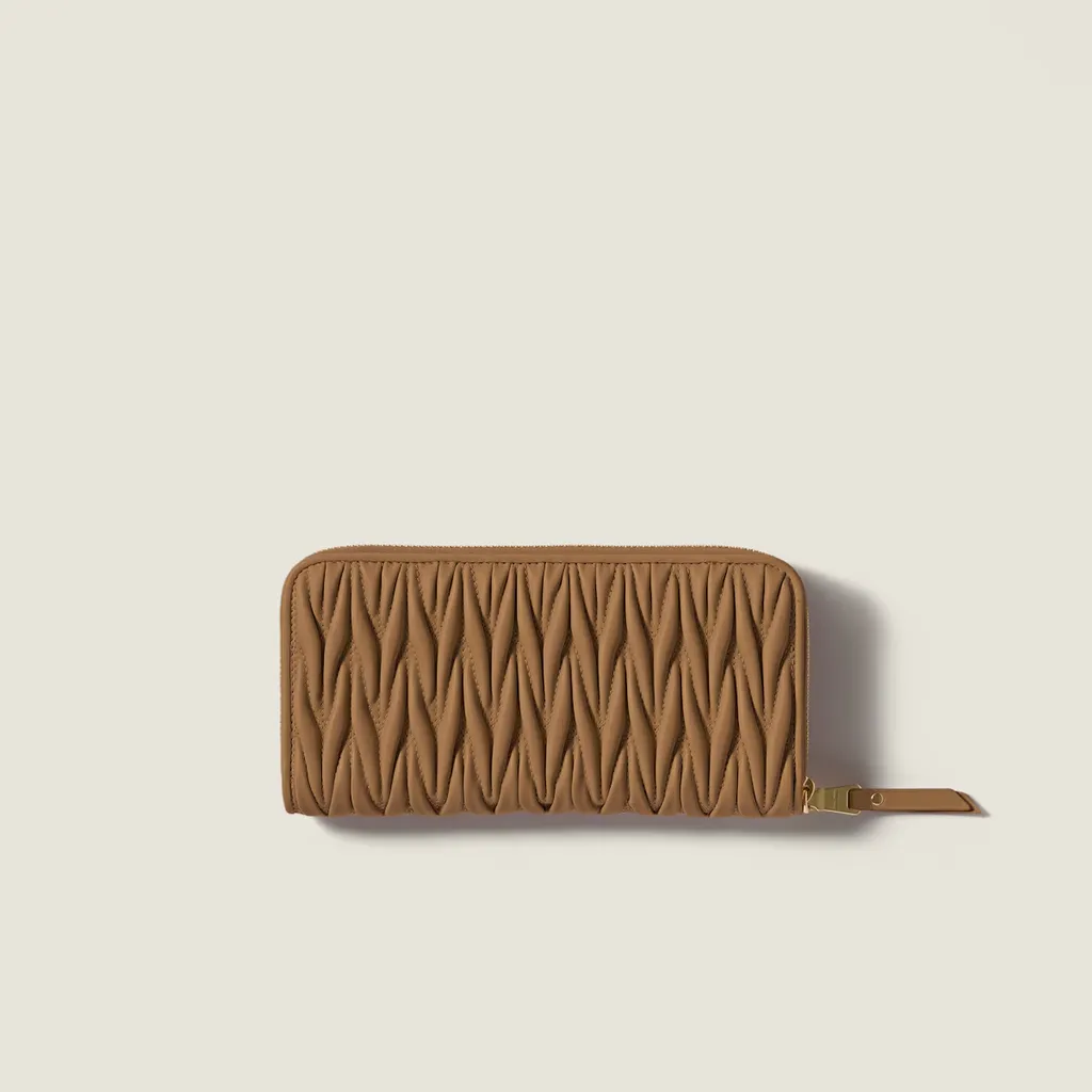 Large Matelassé Nappa Leather Wallet