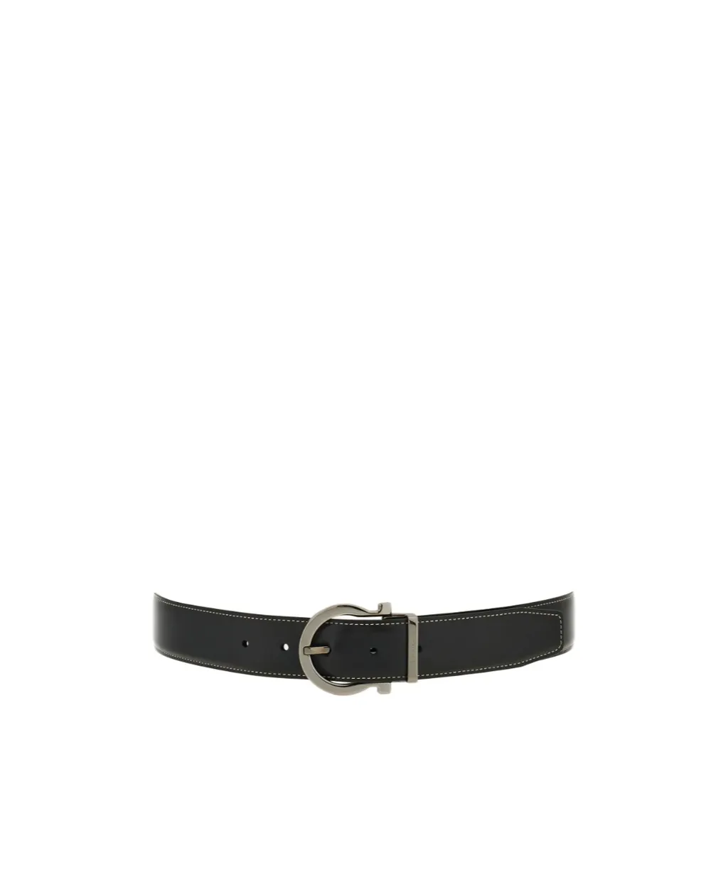 Reversible And Adjustable Gancini Belt