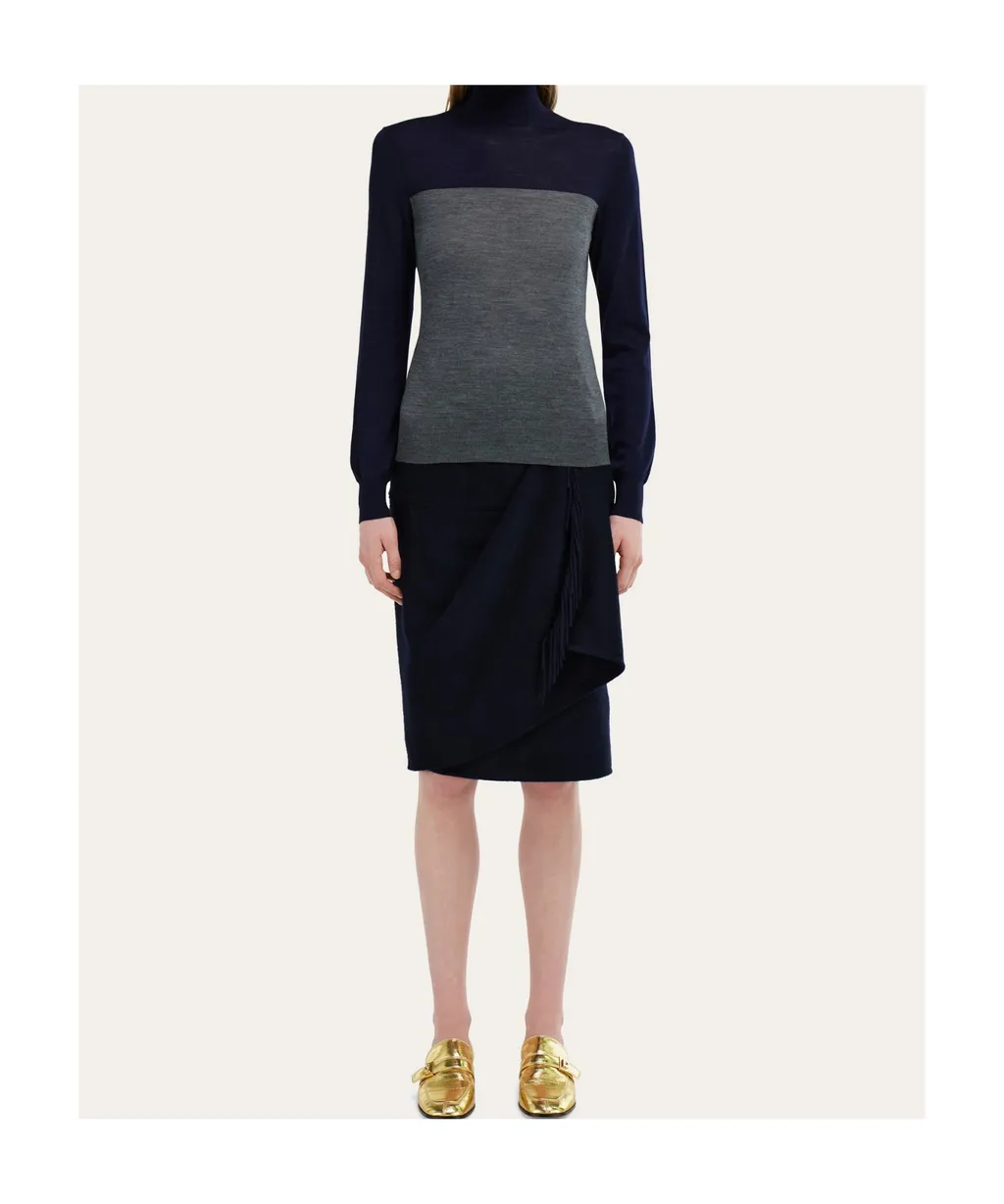 Two Tone Turtleneck