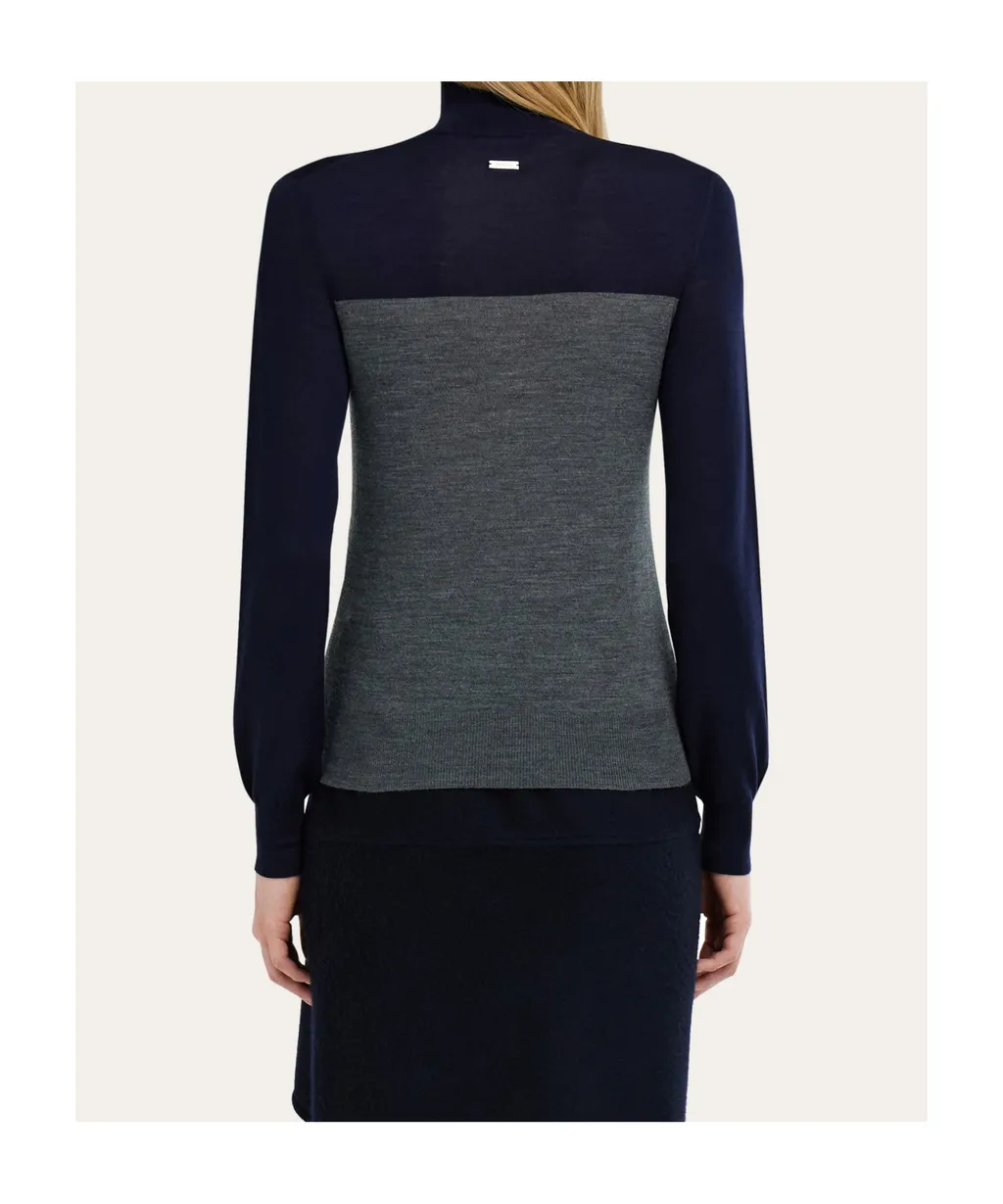 Two Tone Turtleneck