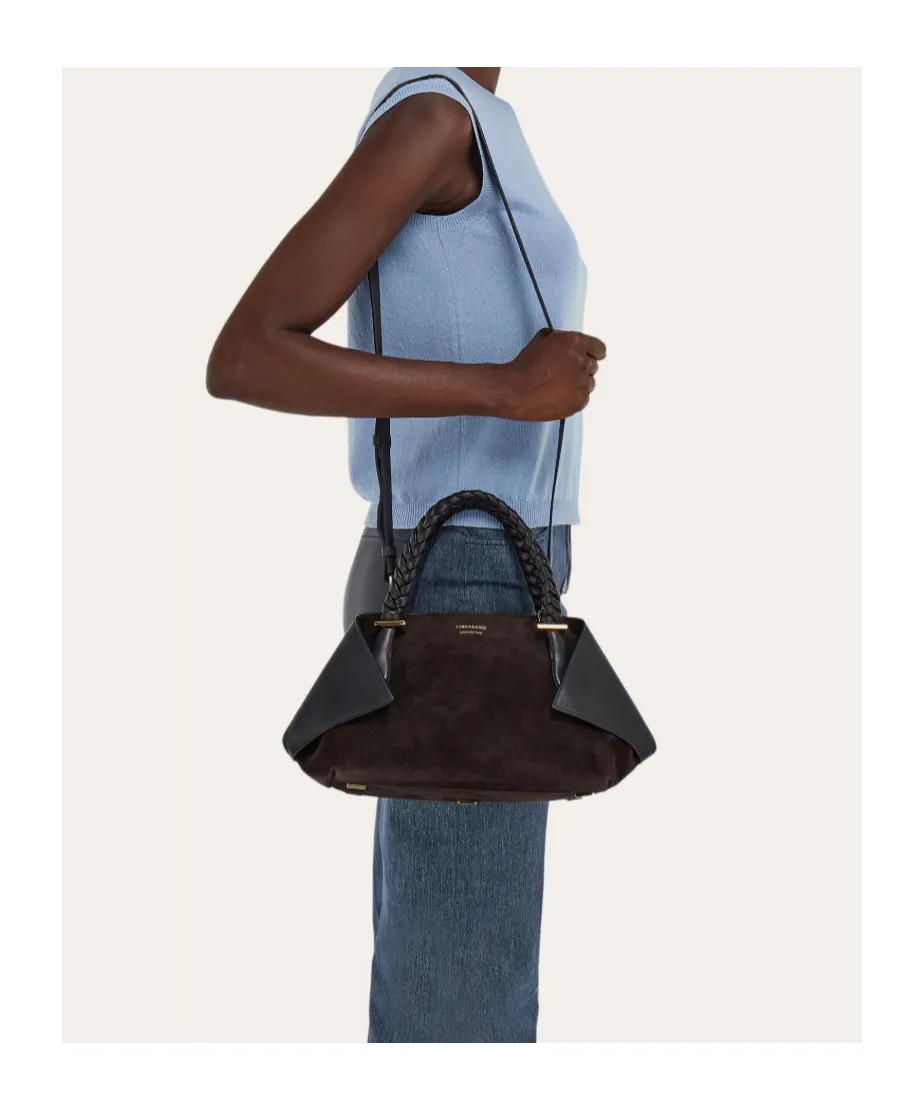 Ferragamo Medium Logo Printed Braided Strap Tote Bag