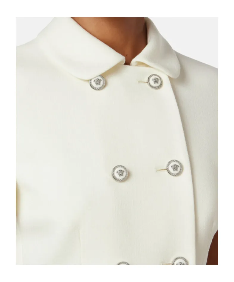 Versace Double-Breasted Short-Sleeved Jacket