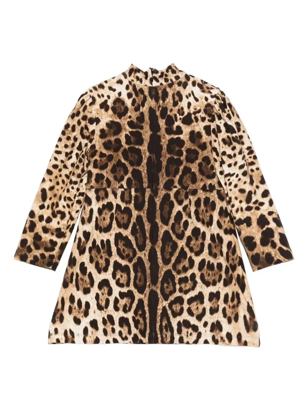 Dolce & Gabbana Kids Leopard Printed Dress