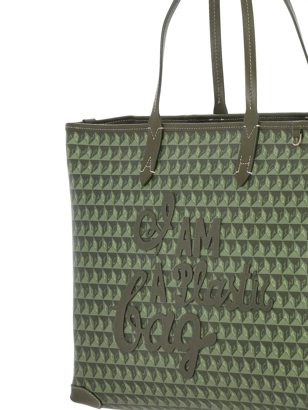 Anya Hindmarch I Am A Plastic Bag Motif Zip Tote Bag