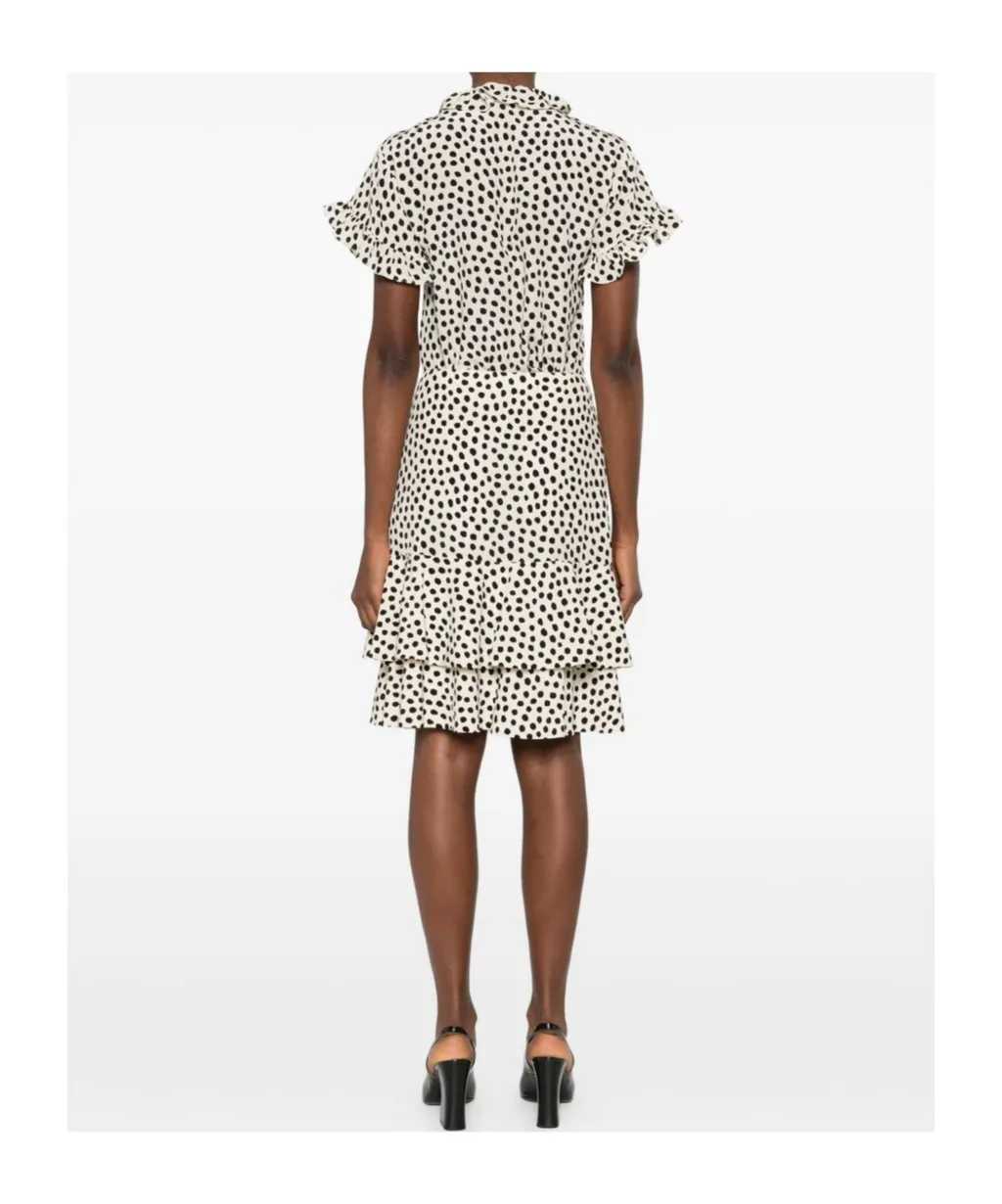 Chloé All-Over Printed Ruffled Skirt