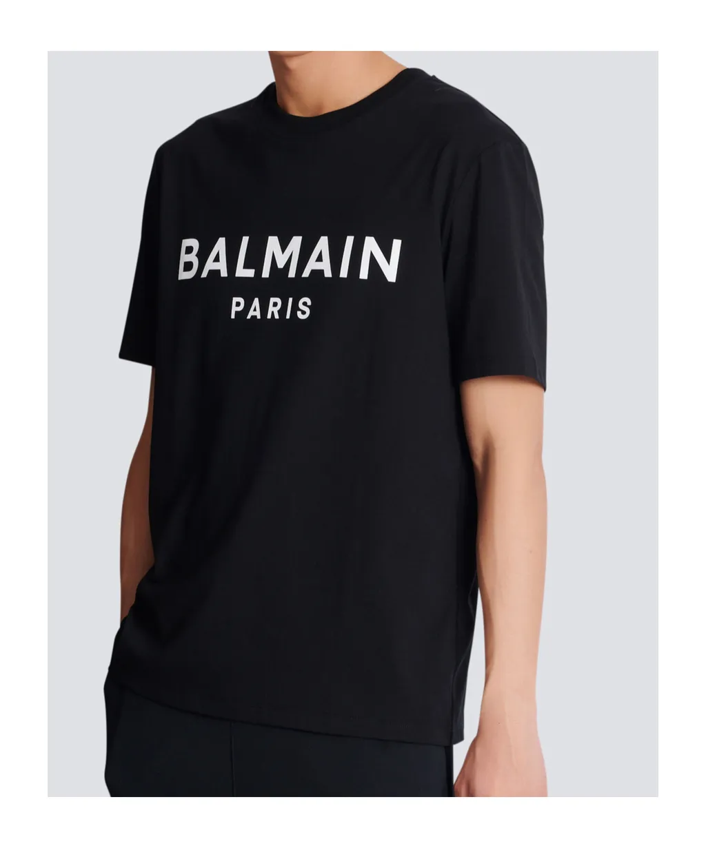 Balmain Logo Printed T-Shirt