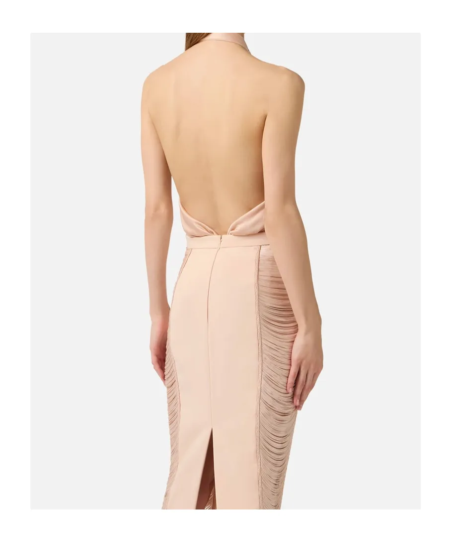 Halter-Neck Drape Top