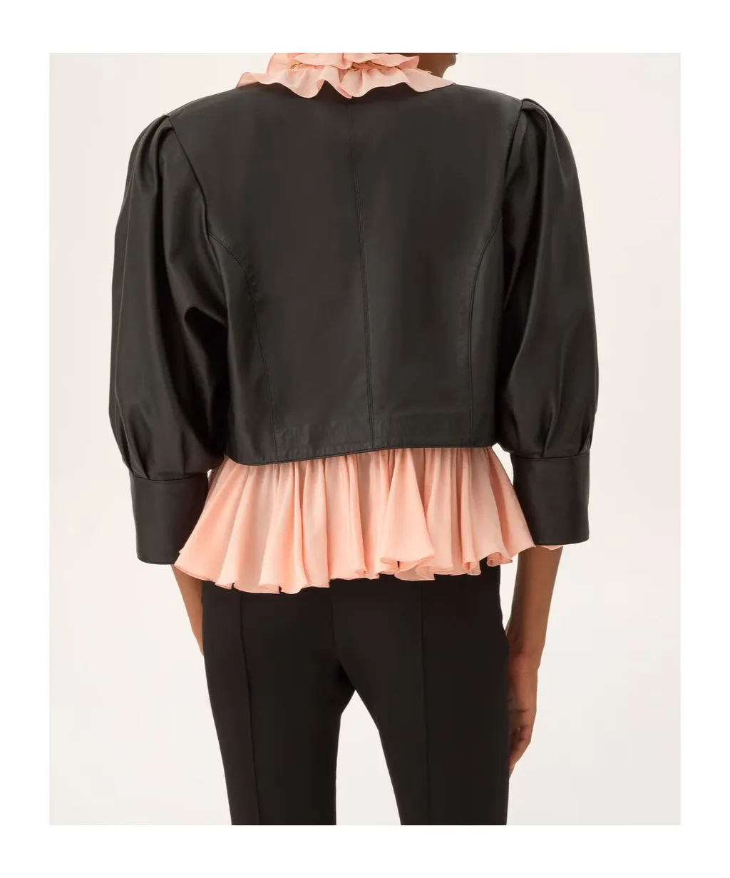 Chlo Collarless Cropped Jacket