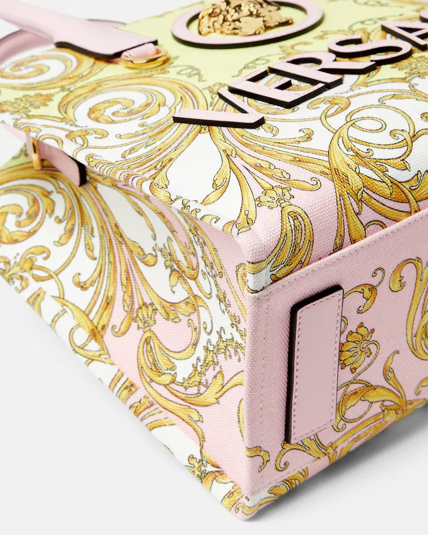 Versace La Medusa Printed Small Tote Bag