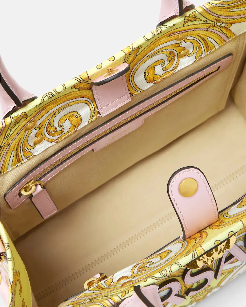 Versace La Medusa Printed Small Tote Bag