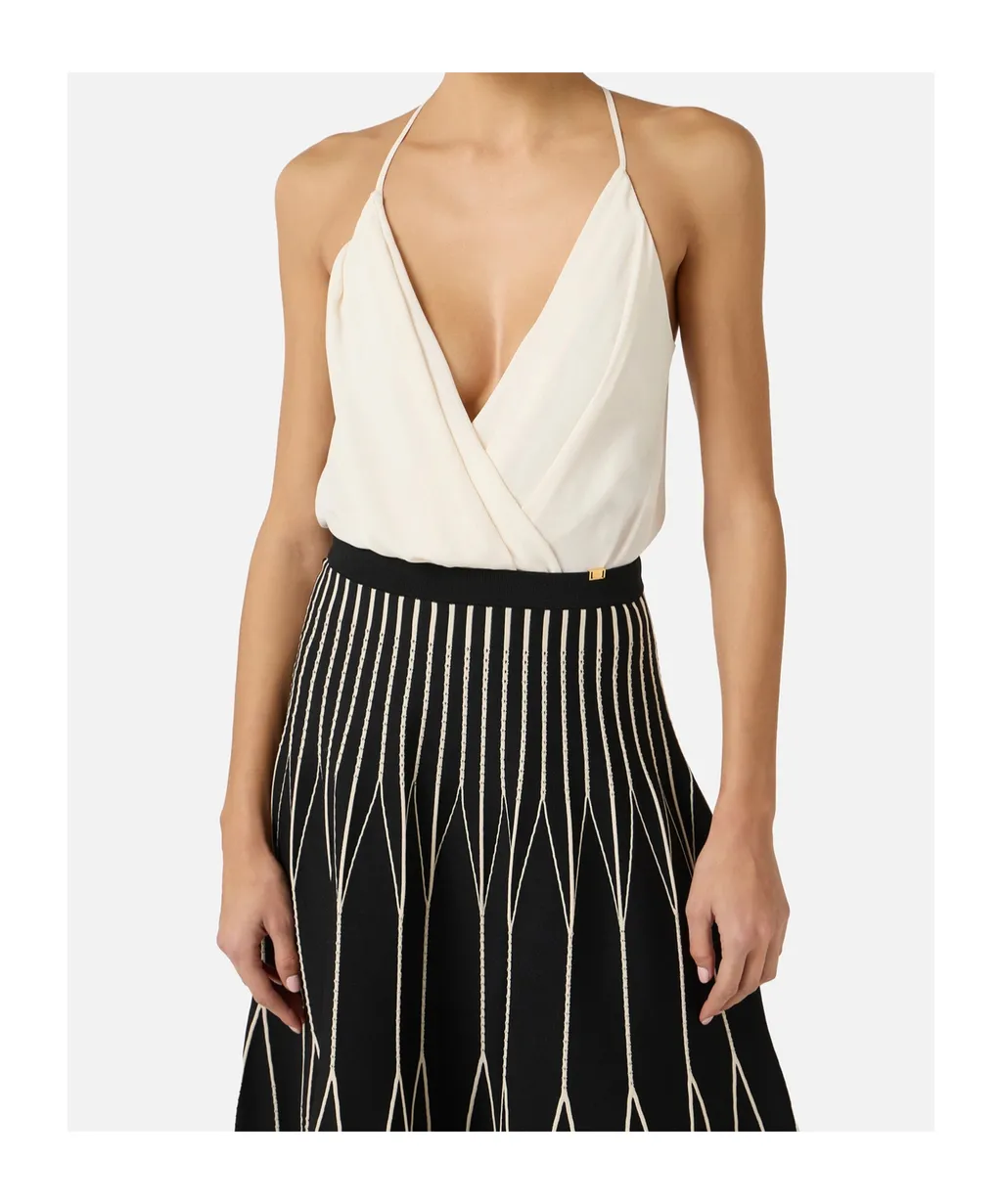 V-Neck Draped Body