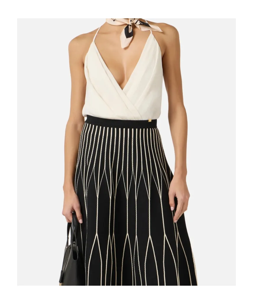 V-Neck Draped Body