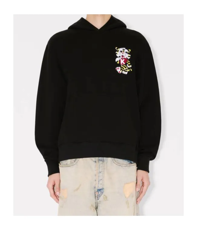 Kenzo Wild Tiger Embroidered Hoodie