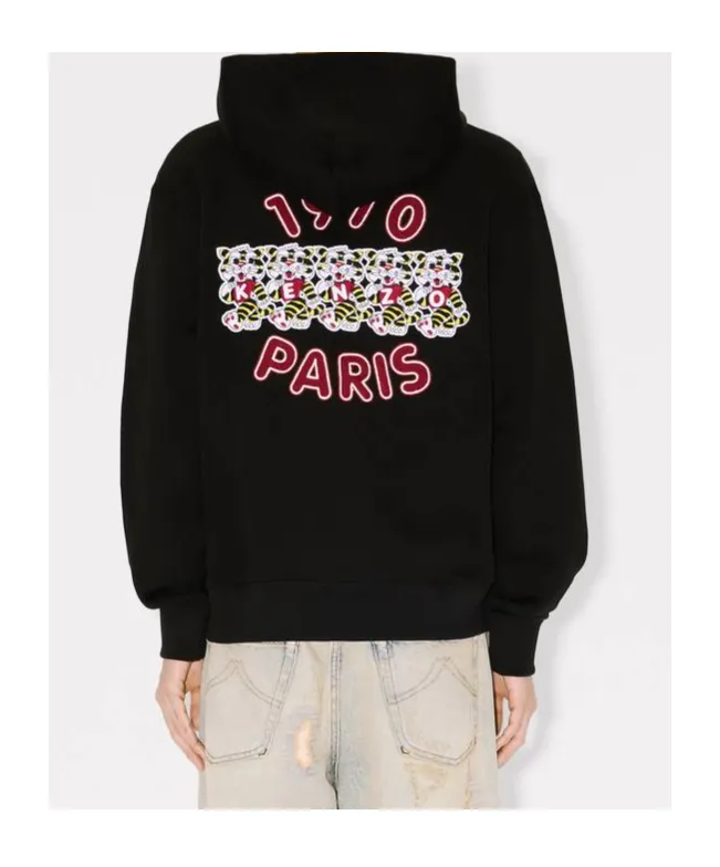 Kenzo Wild Tiger Embroidered Hoodie