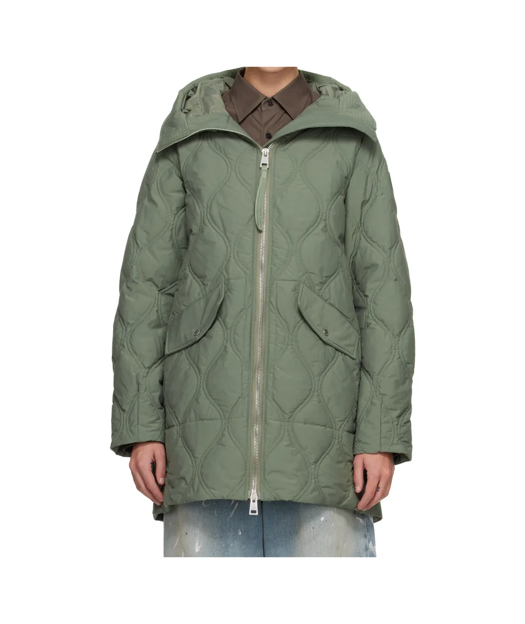 Alessia Zipper Down Jacket