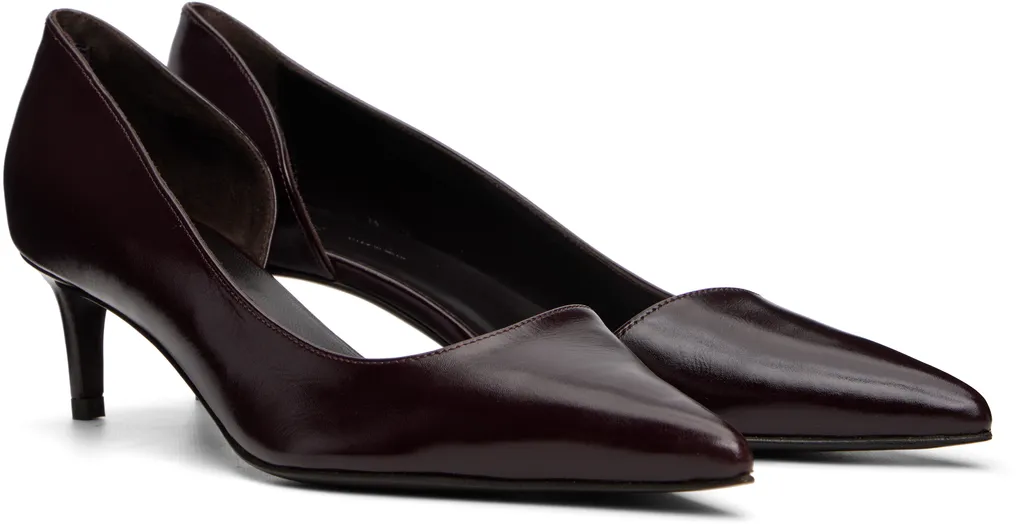 Pointed Toe Kitten Heel Pumps